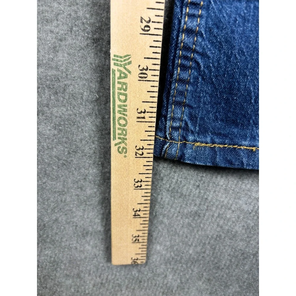 Levis 527 Slim Bootcut Jeans Medium Wash Denim 34x32 Blue Mens